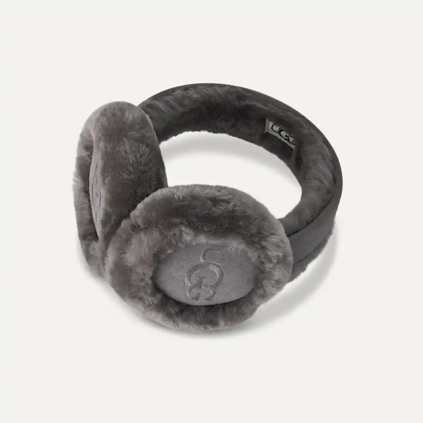 Sheepskin Embroidery Earmuff
